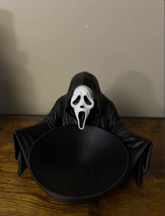 Хелловінська підставка для цукерок Крик (Ghostface) Декор Halloween 🎃 - фото 2